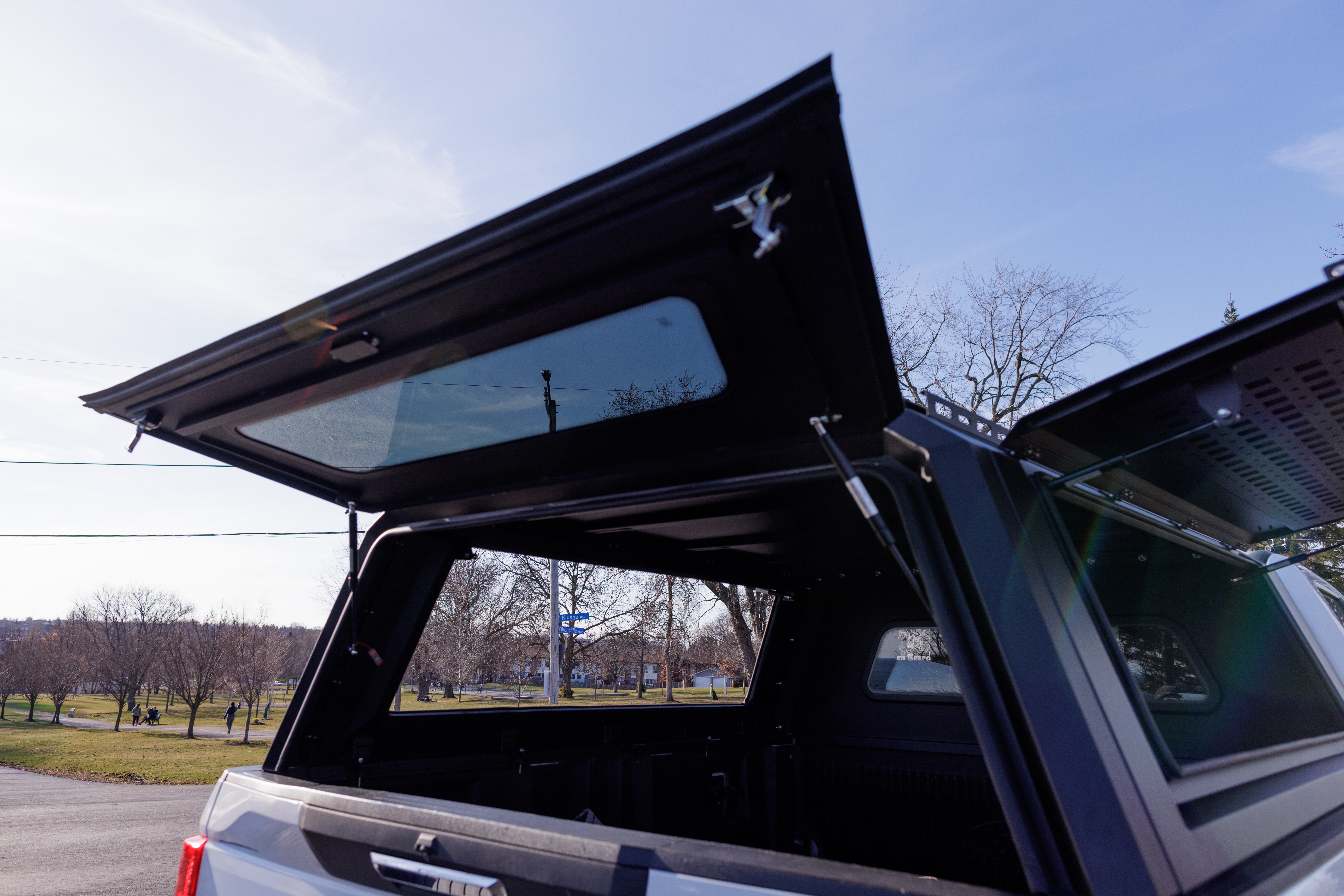 James Garlick construction truck with PTX Canopy Pro Series, Ajax ON